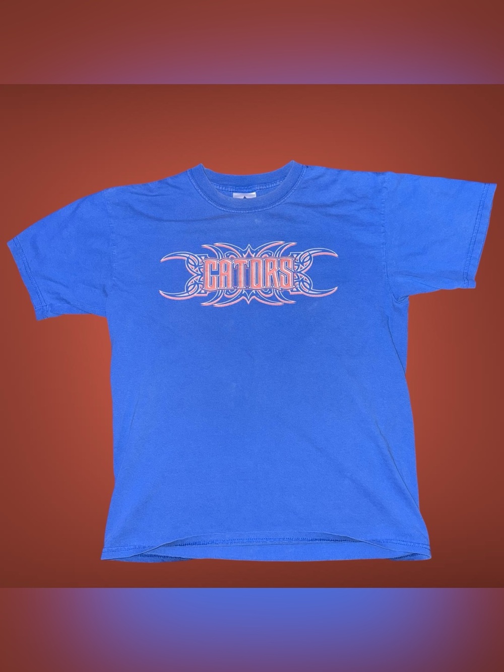 Vintage Y2K Florida Gators Tribal Graphic T-Shirt Mens Medium Tri-Lake Sports